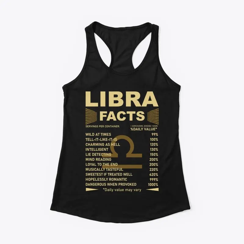 Libra Facts Zodiac Sign Birthday Gift