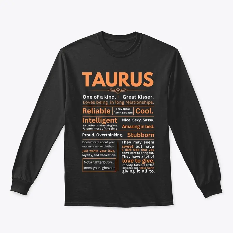 Funny Taurus Zodiac Sign Design 