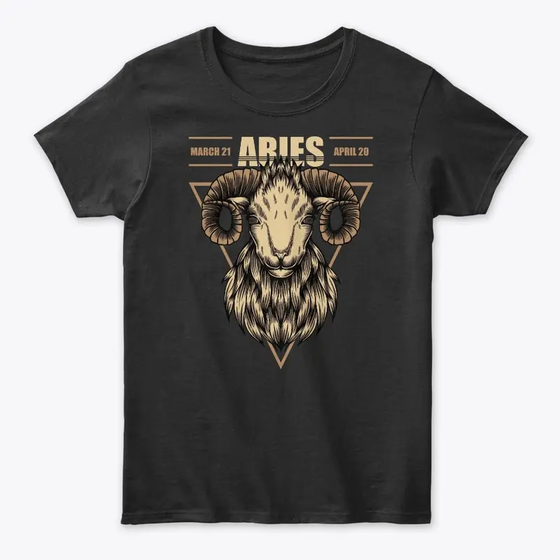 Aries Zodiac Sign Birthday Shirt