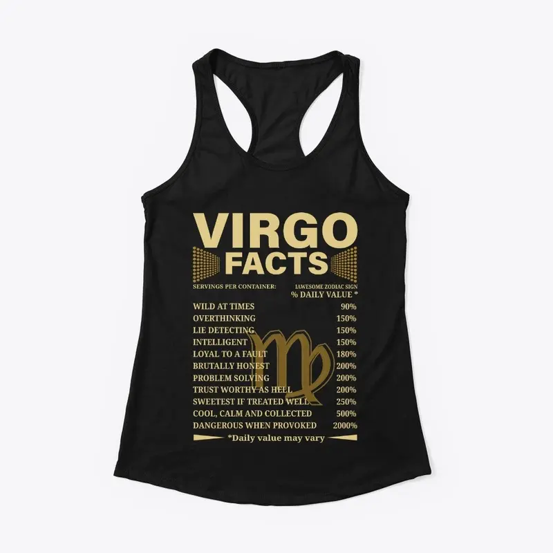 Virgo Facts Zodiac Sign Birthday Gift